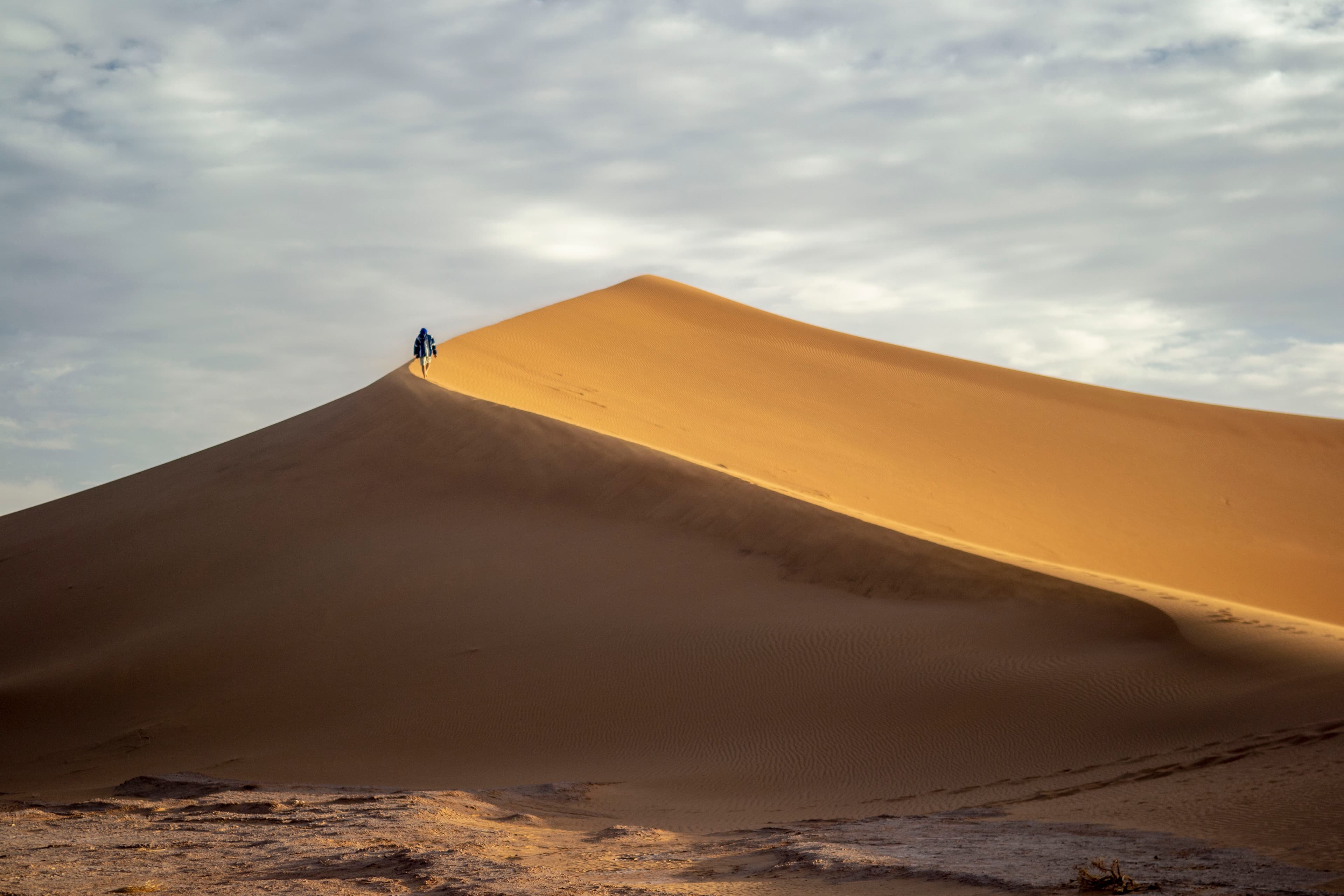 A Morocco travel photograph with warm architectural color.